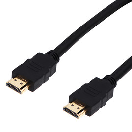 Кабель HDMI в блистере Кабель HDMI A вилка-А вилка, длина 3.0 м, позолоченные разъемы (GC 1456) Чорний